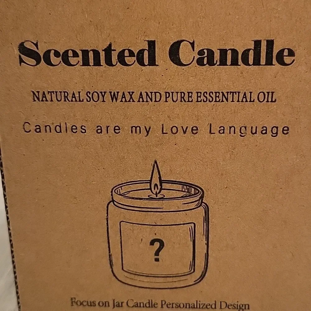 Scented Candle,NaturalSoy Wax  and Pure Essential Oil,gift for Mom